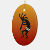 Kokopelli Keramik Ornament (Links)