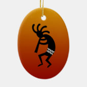 Kokopelli Keramik Ornament (Hinten)