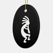 Kokopelli Keramikornament (Links)