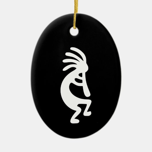 Kokopelli Keramikornament (Vorne)