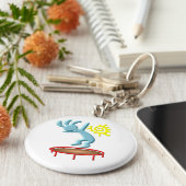 Kokopelli Kids Trampolin Schlüsselanhänger (Seite)