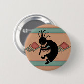Kokopelli Knopf Button (Vorne & Hinten)