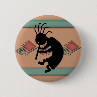 Kokopelli Knopf Button