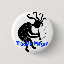 Kokopelli Knopf Button