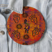 Kokopelli-Kunst Button (Beispiel)