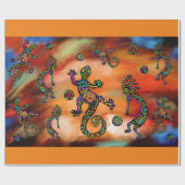 Kokopelli-Kunst Geschenkpapier (Flach)