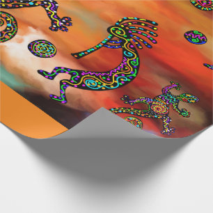 Kokopelli-Kunst Geschenkpapier