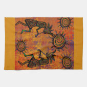 Kokopelli Kunst Küchenhandtuch Geschirrtuch (Horizontal)