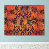 Kokopelli-Kunst  Leinwanddruck (Insitu (Holzboden))