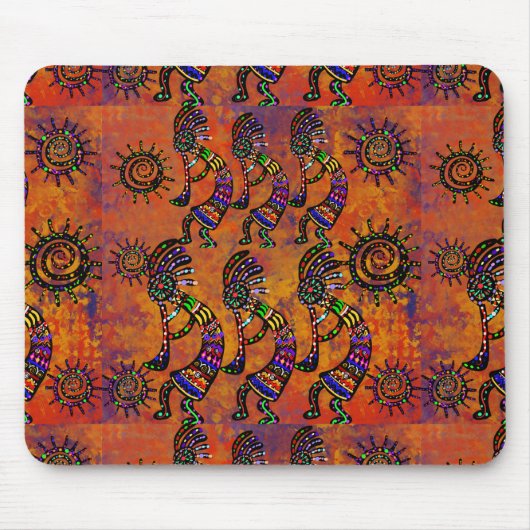 Kokopelli-Kunst  Mousepad (Vorne)