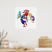 Kokopelli Kunstmuseum Poster (Küche)