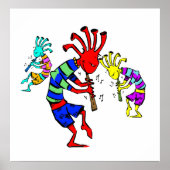 Kokopelli Kunstmuseum Poster (Vorne)