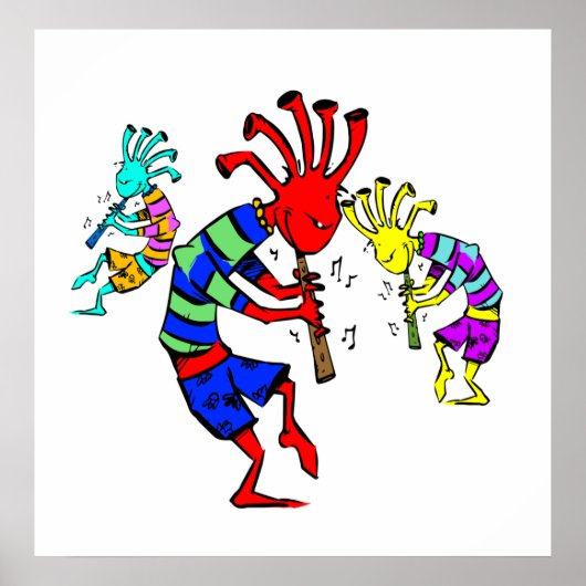 Kokopelli Kunstmuseum Poster (Vorne)