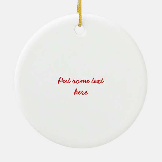 Kokopelli-Liebe Keramik Ornament (Hinten)