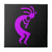 Kokopelli lila fliese (Vorderseite)
