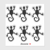 Kokopelli Lizard Silhouette Crafting Set Vinyl Aufkleber (Blatt)