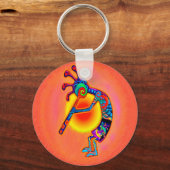 Kokopelli Lizard Sun Schlüsselanhänger (Vorderseite)
