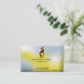 Kokopelli-Logo-Visitenkarte Visitenkarte (Stehend Vorderseite)