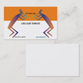 Kokopelli-Logo-Visitenkarte Visitenkarte (Vorne/Hinten)