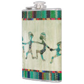 KOKOPELLI lustige Familie + Ihre Ideen Flachmann (Links)