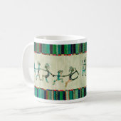 KOKOPELLI lustige Familie + Ihre Ideen Kaffeetasse (Vorderseite Links)