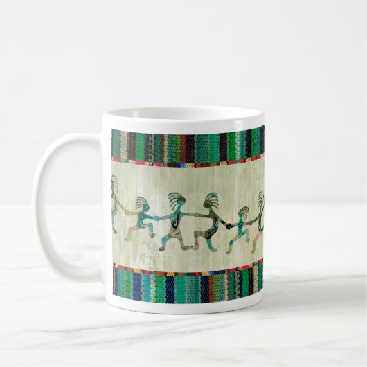 KOKOPELLI lustige Familie + Ihre Ideen Kaffeetasse (Links)