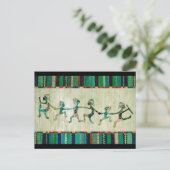 KOKOPELLI lustige Familie + Ihre Ideen Postkarte (Stehend Vorderseite)