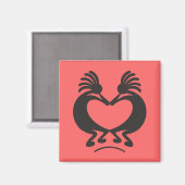 Kokopelli Magnet (Vorderseite/Rückseite)