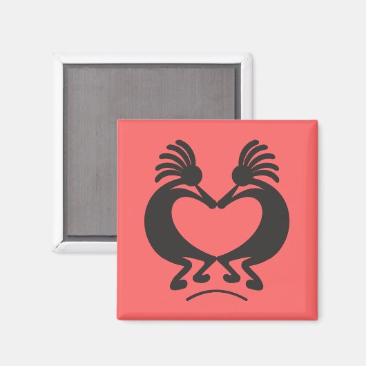 Kokopelli Magnet (Vorderseite/Rückseite)