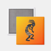 Kokopelli Magnet (Vorderseite/Rückseite)