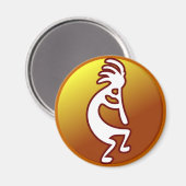 Kokopelli Magnet (Vorderseite/Rückseite)