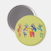Kokopelli Magnet (Vorderseite/Rückseite)