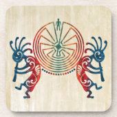KOKOPELLI / MAN IN DER MAZE + Ihre Ideen Getränkeuntersetzer (Vorderseite)