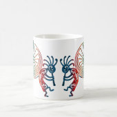 KOKOPELLI / MAN IN DER MAZE + Ihre Ideen Kaffeetasse (Mittel)