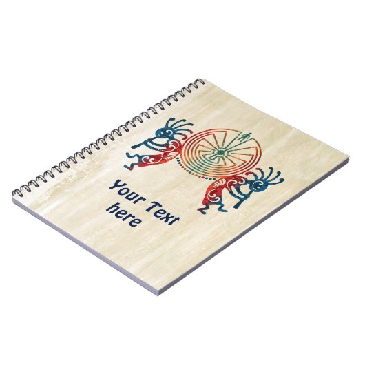 KOKOPELLI / MAN IN DER MAZE + Ihre Ideen Notizblock (Linke Seite)