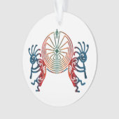 KOKOPELLI / MAN IN DER MAZE + Ihre Ideen Ornament (Vorderseite)