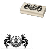 KOKOPELLI / MAN IN MAZE Gold + Ihre Ideen Gummistempel (Stempel)