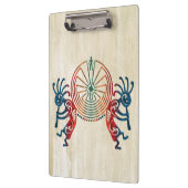 KOKOPELLI/MANN IM LABYRINTH + Ihre Ideen Klemmbrett (Links)