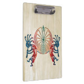 KOKOPELLI/MANN IM LABYRINTH + Ihre Ideen Klemmbrett (Rechts)