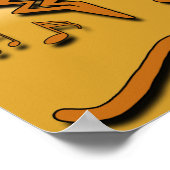 Kokopelli Merrymaker Musician Poster (Ecke)