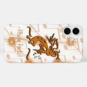 Kokopelli Merrymaker Musiker mit Musikhinweisen Case-Mate iPhone Hülle (Rückseite (Horizontal))