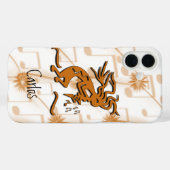 Kokopelli Merrymaker Musiker mit Musikhinweisen Case-Mate iPhone Hülle (Rückseite (Horizontal))