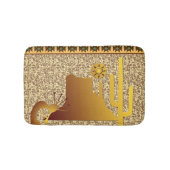 Kokopelli Mesa & Cactus Set #1 Badematte (Vorderseite)