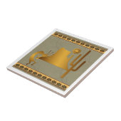 Kokopelli Mesa & Cactus Set #2 Fliese (Seite)