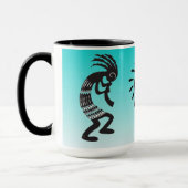 Kokopelli mit dem amerikanischen Sonnensymbol Tasse (Links)