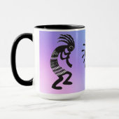 Kokopelli mit dem amerikanischen Sonnensymbol Tasse (Links)