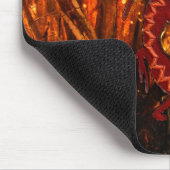 Kokopelli mit Leuchtkäfern Mousepad (Ecke)