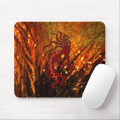 Kokopelli mit Leuchtkäfern Mousepad (Mit Mouse)