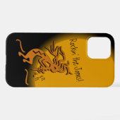 Kokopelli mit musikalischer Note Artwork iPhone Hülle (Rückseite (Horizontal))