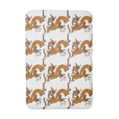 Kokopelli mit Musikermerken vor Links Badematte (Vorderseite Vertikal)